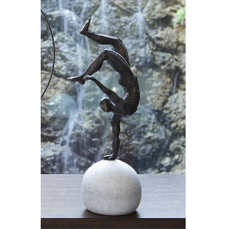 One Hand Balancing Act 18"H Sculpture